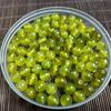 Cuentas dispersas Xiuyu, cuentas redondas de jade con cubierta de leche verde, accesorios de bricolaje hechos a mano, piedra original, venta al por mayor, accesorios de cuentas de jade mm