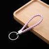Chaveiro Criativo de Cordão de Couro Trançado Lanyard de Chaveiro de Couro Acessórios Pingente de Carro para Casal Pequeno Presente para Atividade Venda por Atacado