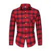 Comercio Exterior al por Mayor 2025 Camisa a Cuadros para Hombre Estilo Hong Kong Ropa Exterior Estilo Coreano de Moda Celebridad de Internet Camisa de Manga Larga Camisa Dropshipping