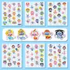 100 Pegatinas Personaje de Anime Lindo de Dibujos Animados Originales Pegatinas Pequeñas Decorativas para Funda de Teléfono Móvil Taza de Agua Casco Refrigerador Cuaderno