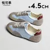 Zapatillas deportivas casual retro de suela plana para mujer, de piel auténtica, modelo de otoño 2026, transpirables, versátiles, de suela blanda, estilo alemán