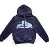 2023 Transfronterizo Nueva Melodía de Moda Sudadera con Cremallera Completa para Hombre Vintage Americano Y2K Sudadera con Capucha Chaqueta Casual para Hombre