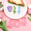 Molde para Galletas Serie Armas 3D Dibujos Animados Espada de Hoja Recta DIY Arcilla Simulación Galleta Impresa