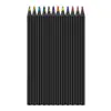Lápis de Cor Coloridos Transfronteiriços de 12 Cores com Múltiplas Cores, Lápis de Cor Mista para Estudantes, Canetas de Desenho Arco-Íris Estrelado Específicas para Artes