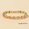 Pulsera de ojo de gato con baño de oro de 18 quilates, cruzada europea y americana, TK, superventas, pulsera magnética de moda y tendencia para mujer, venta al por mayor desde el fabricante