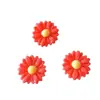 Pétalos de Flor de Margarita Coloridos DIY Hecho a Mano Pegamento de Crema Resina Pasador de Pelo Accesorios de Joyería Parche para Funda de Teléfono Móvil