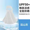 2026 Nuevo Modelo Mascarilla Facial y Mascarilla Protectoras Solares Combinadas, Seda de Hielo Transpirable UPF50+, Esencial para Protección Solar en Ciclismo al Aire Libre