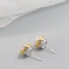 Nafuge Joias de Prata Atacado Luxo Leve Elegante Brincos de Prata 925 Sterling Inlaid com Pérolas Naturais de Água Doce Joias de Prata da Moda