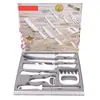 Set de Utensilios de Cocina de Ocho Piezas Garra de Oso, Ocho Cuchillos para Fruta, Cuchillos Pequeños de Cocina, Cuchillos para Rebanar, Regalos de Negocio en Caja