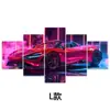 2025 Amazon Estilo Cyberpunk Americano Carro Musculoso Pintura Decorativa Sala de Estar Sofá Fundo Mural Pintura Pendurada