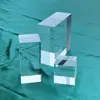 Soporte de Exhibición de Cristal Acrílico Colgantes de Joyería Dijes Mesa de Exhibición para Transmisiones en Vivo Exhibición de Museo Base Transparente
