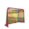 Red de Hockey Personalizada de Fábrica Tubería de Acero de Alta Calidad Red de Hockey Red de Bateo de Béisbol Malla de Poliéster Sin Nudos Resistente al Desgarro