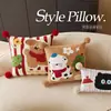 Cojín Decorativo de Perro de Dibujos Animados para Sofá de Sala de Estar con Relleno, Regalo Decorativo, Lindo Cojín para Respaldo de Ventana Abuhardillada con Acabado de Alta Gama