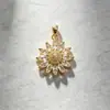 Colar clavícula de girassol em zircônia microincrustada, estilo coreano e japonês de luxo leve, celebridade da internet, novo colar de girassol moderno, doce e requintado para mulheres