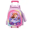 Mochila Escolar Desenho Animado Transfronteiriça 15 polegadas com Rodinhas Carrinho Estudante 3D Casca Dura Conjunto de Duas Peças para Idades 6-12 Mochila com Rodinhas Homem-Aranha