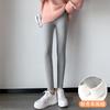 Leggings com fios Outono e Inverno Nova Chegada Agasalhos Inverno forrado com lã espessada Listrada Verticalmente Lã de Cordeiro Outono e Inverno Cintura Alta