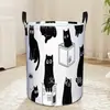 Cesta de ropa sucia de nuevo estilo, cesta de almacenamiento plegable para dormitorio y uso doméstico, cesta de almacenamiento de ropa de gran tamaño para baño, transfronterizo