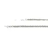 Corrente de prata de lei S925 corrente de extensão de cauda corrente DIY colar pulseira tornozeleira prata de lei corrente solta corrente semi-acabada corrente atacado