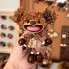 Muñeca de Vaina de Frijol Natural Producto Terminado Adorno de Planta DIY Figura de Cáscara de Fruta Hecha a Mano Recuerdo de Viaje Muñeca de Vaina de Frijol Producto Terminado