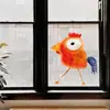 Pegatinas de vidrio creativas de pene pequeño alternativo de dibujos animados, autoadhesivas visuales de doble cara, pegatinas decorativas para vidrio de ventana BR0442C