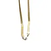 Venta al por mayor transfronteriza para hombres 10 mm x 36 Joyería Cadena W de Plata Collar de Oro Cadena de Milán Exagerada Europa y Estados Unidos