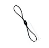 Cuerda para Teléfono Móvil Procesada y Personalizada Hebilla de Langosta Cordón Negro Hebilla Metálica Cordón con Partículas de Goma Honda para Teléfono Móvil Tejida a Mano