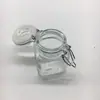 Pote de chá de 100ml pote de vidro para armazenamento pote com fecho hermético pote para doces com fecho hermético garrafa selada para mel e limão