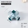 Conector en T de Tubo de Hierro Galvanizado Junta de Tubo Cuadrado para Escalera Accesorios Planos sin Soldadura Esquina en T Leede Zhuj