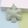 Ins Llavero de Piel Gamuzada Estilo Coreano Pétalo Colgante para Lanyard de Teléfono Móvil Decoración de Bolso Adorno Colgante Cadena de Mochila