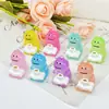 Rana Lectora Luminosa Linda y Linda Joyería de Accesorios con Pegamento de Crema DIY Adornos de Animales Pequeños para Paisajes en Miniatura Venta al por Mayor