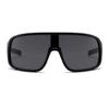 Moda Europea y Americana Gafas de Sol de Montura Grande Ciclismo al Aire Libre Montañismo Esquí Gafas a Prueba de Viento Protección Solar Gafas de Sol Deportivas Negras