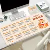 Alfombrilla de Ratón Calendario 2025 Personalizada Regalo de Oficina Bloqueo Engrosada Grande para Escritorio Alfombrilla para Computadora Resistente a la Suciedad para Teclado