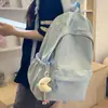 Mochilas da Moda Estilo Preguiçoso para Meninas, Alunos do Ensino Fundamental II, Universitários, Alunos do Ensino Médio com Bom Visual, Mochilas Simples e de Grande Capacidade