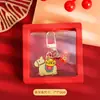 2026 Año del Caballo Llavero Colgante de Metal Lindo Colgante de Pony para Bolsa Regalo Caballo del Zodiaco Año Nuevo Pequeño Regalo