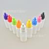 En stock, botella de tinta con gotero de 15 ml, botella de aceite esencial multicolor, subenvase, botella de plástico PE, botella de líquido