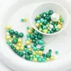 Perlas de Imitación de Alto Brillo Perforadas de ABS Tamaño Mixto Cuentas Sueltas Accesorios para Joyería DIY Color Mixto Color Mixto Fabricante Mayorista