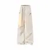 Pantalones de Dopamina de Jack Corte Holgado Estilo Boyfriend Frescos Secado Rápido Pantalones de Paracaídas Verano Casual para Hombre Pantalones Rectos
