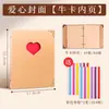 Álbum de Memórias Dobrável Estilo Sanfona DIY Vintage Em Branco Empilhável Grande Álbum de Fotos de Viagem Livro de Registro Cartão Preto Feito à Mão