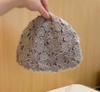 Gorro de punto de lana cálido y combinable con todo, estilo japonés, de doble capa, hecho a mano, para mujer, otoño e invierno, estilo coreano, con puntera