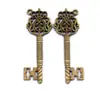 Fábrica de Joyería Yiwu Suministro en Stock Colgante de Llave de Bronce Colgante para Regalo DIY Tarjeta Colgante Colgante