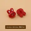 Botões de Plástico Coloridos de Coelho e Urso de Desenho Animado para Casacos, Suéteres, Vestidos de Crianças, Botões Decorativos Fofos para Costura à Mão