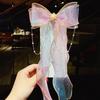 Horquilla con borlas y cinta de súper hada, lazo trenzado para el cabello, horquilla para el cabello para niñas, celebridades de Internet, accesorios para el cabello de niña pequeña, tocado