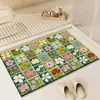 Alfombrilla Popular de Tierra de Diatomeas Transfronteriza, Absorbente de Agua y Secado Rápido, Antideslizante y Resistente a la Suciedad para Cocina y Baño, Etiqueta Temu