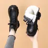 Botines retro estilo británico Martin para mujer, nueva colección otoño/invierno 2026, botines cortos con suelas gruesas, forro de felpa y extra cálidos para el invierno