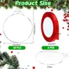 Colgante Navideño Acrílico en Blanco Transparente para Navidad de Amazon Transfronterizo Decoración de Disco Navideño Transparente Decoración de Disco Navideño al por Mayor