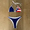 Moda Europea y Americana Sexy Conjunto de Bikini Verano Playa Traje de Baño Nuevo Estampado Transfronterizo
