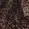 Tecido Bordado com Lantejoulas com Borda de 5m, Padrão Irregular Tridimensional, Multicolorido, para Vestidos de Luxo e Moda, Tecido Bordado em Veludo Não Desbota