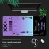 Mouse pad grande anime cyberpunk transfronteiriço, tapete de mesa para jogos inspirado em tecnologia, apoio para teclado de computador, borracha antiderrapante