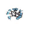 Silicona frijol grande espacio de línea grande frijol caña de mano pesca pequeños accesorios suministros accesorios de pez negro gigante a granel