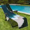 Funda Exclusiva Transfronteriza para Silla de Playa Bolsa para Silla de Playa de Microfibra Impresión Digital 3D Serie Paisajes A partir de Una Pieza
